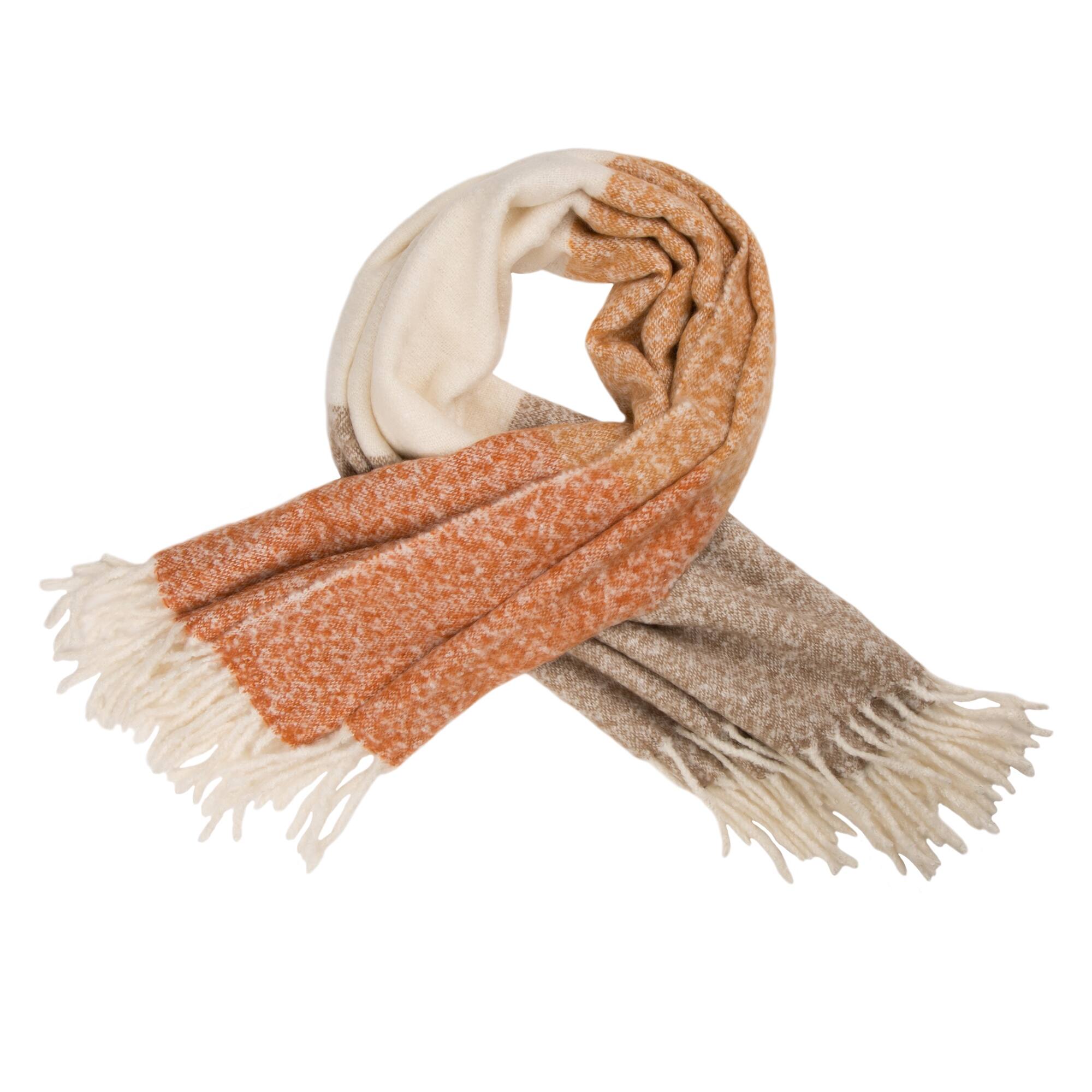 Glitzhome® Woven Acrylic Striped Jacquard Throw